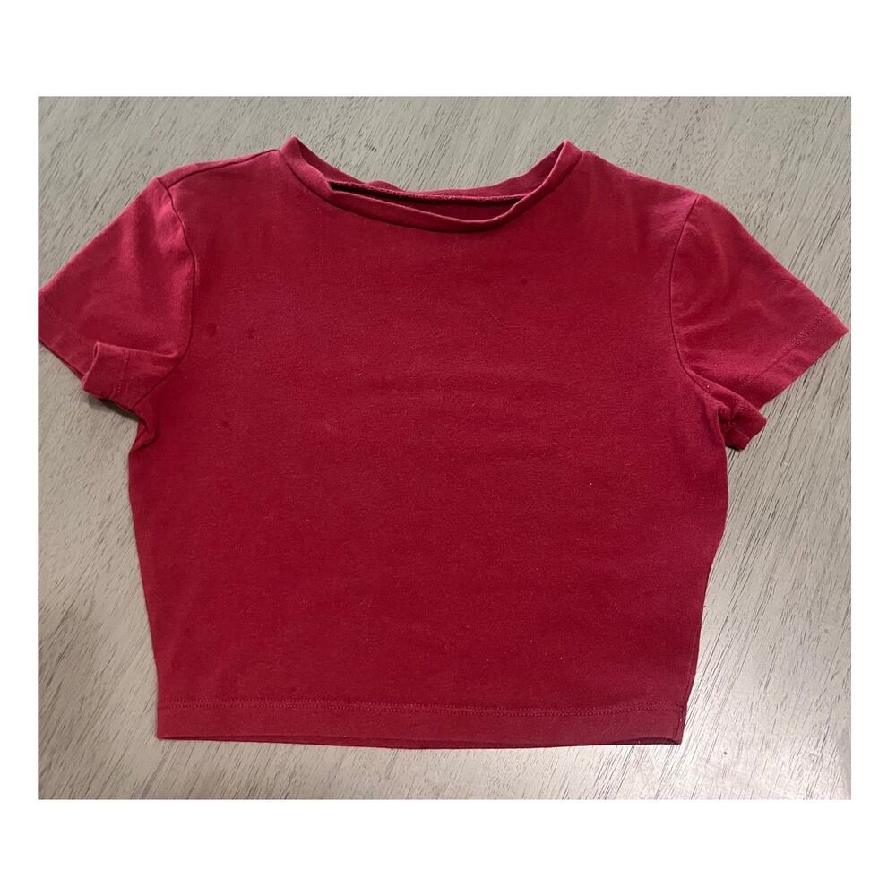 Wild Fable Maroon Crop Top